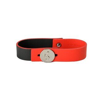 Scuderia Ferrari "Second Life" Two Tone Leather Bracelet